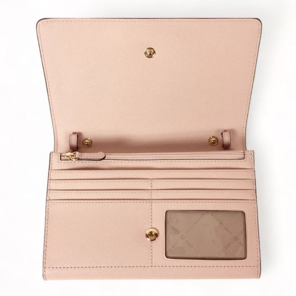 Michael Kors Blush Pink Crossbody Clutch Bag Purse - Picture 3 of 11